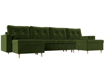 П-образный диван Белфаст, Зеленый (Микровельвет) в Сочи