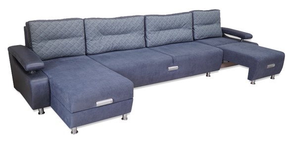 П-образный диван Престиж-15 микс в Краснодаре - изображение