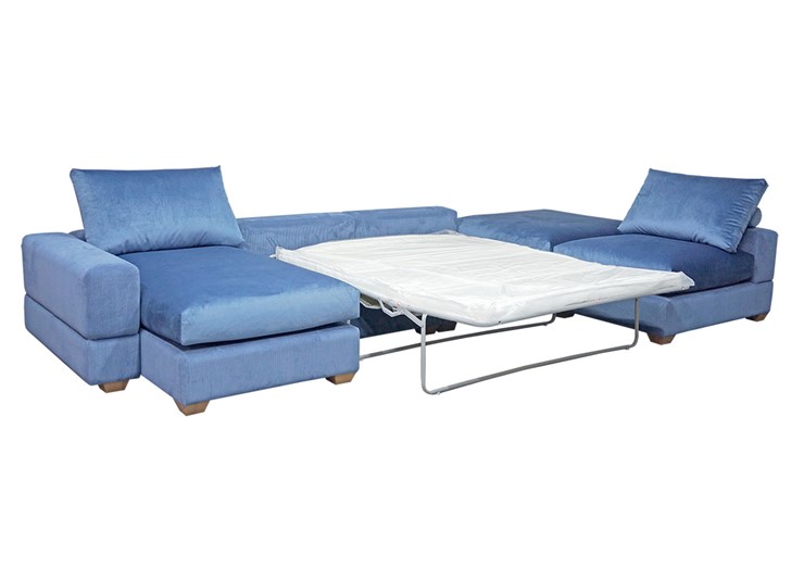 П-образный диван V-10-M П (П1+Д4+Д2+УС+ПС), Memory foam в Армавире - изображение 1
