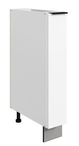 Тумба кухонная Стоун L150 (1 дв.гл.) (белый/джелато софттач) в Краснодаре