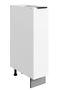 Шкаф рабочий Стоун L200 (1 дв.гл.) (белый/джелато софттач) в Краснодаре