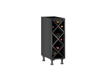 Тумба кухонная винная Мокка ЛД 270.070, цвет черный в Краснодаре