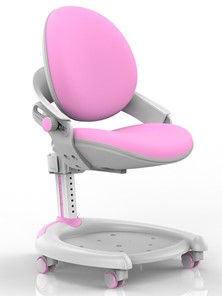 Детское кресло Mealux ZMAX-15 Plus, Y-710 PN, белый металл, обивка розовая однотонная в Краснодаре