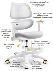 Детское растущее кресло Dream Air Y-607 G в Краснодаре - предосмотр 1