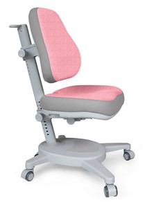 Растущее детское кресло Mealux Onyx (Y-110) G + DPG  - серое + чехол розовый с серыми вставками в Новороссийске
