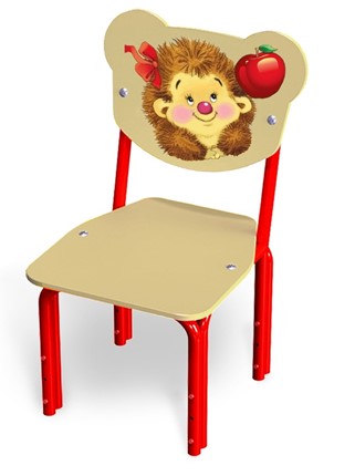 Детский растущий стул Ежик (Кузя-Еж(1-3)ВКр) в Новороссийске - изображение