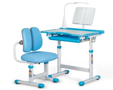 Комплект из растущего стола и кресла Mealux EVO BD-23 Blue в Краснодаре