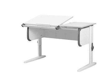 Растущий стол 1/75-40 (СУТ.25) белый/белый/Серый в Армавире - предосмотр 1