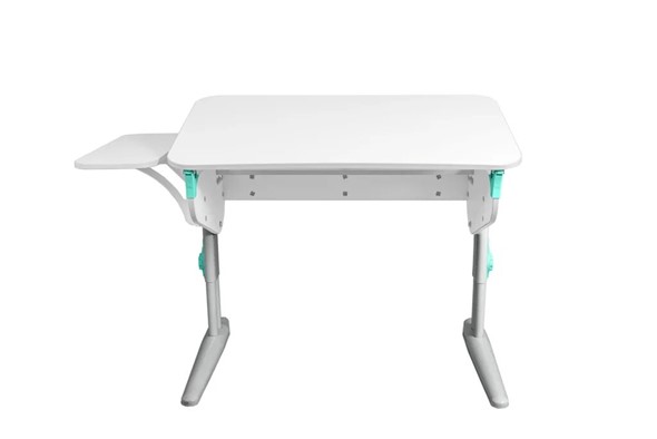 Детский стол-трансформер 5/100 (СУТ.46) + Polka_b 5/550 Рамух белый/серый/Аквамарин в Сочи - изображение