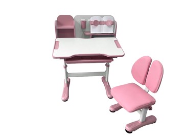 Растущая парта + стул Vivo Pink FUNDESK в Армавире - предосмотр 3