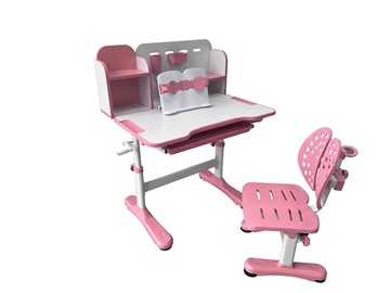 Растущая парта + стул Vivo Pink FUNDESK в Армавире - предосмотр