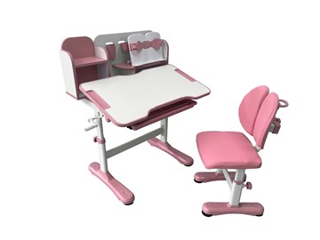 Растущая парта + стул Vivo Pink FUNDESK в Сочи - предосмотр 5