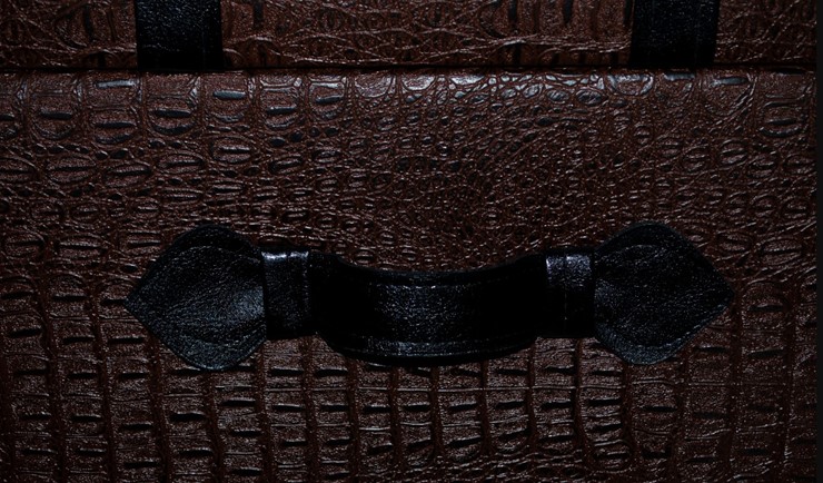 Пуфик "Аллигатор" коричневый, иск. кожа в Новороссийске - изображение 4