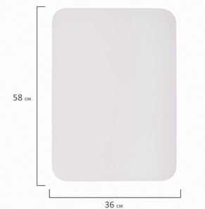 Магнитная доска для рисования BRAUBERG, 58х36 см с маркером, магнитом и салфеткой в Сочи - предосмотр 8