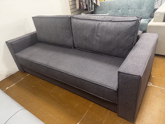 Прямой диван Эдельвейс БД Simple 21 велюр в Краснодаре - изображение