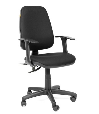 Кресло офисное CHAIRMAN 661 Ткань стандарт 15-21 черная в Новороссийске - изображение