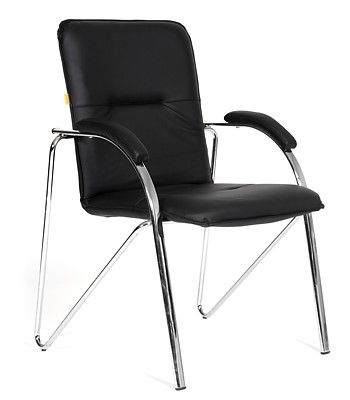 Компьютерное кресло CHAIRMAN 850 Экокожа Terra 118 черная в Сочи - изображение