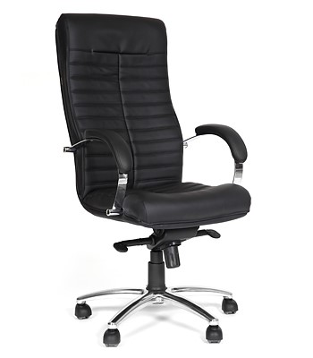 Кресло CHAIRMAN 480 Экокожа премиум черная в Армавире - изображение