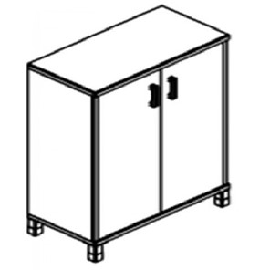 Шкаф для документов В-420.6 ДСП 900х450х1286 мм в Армавире